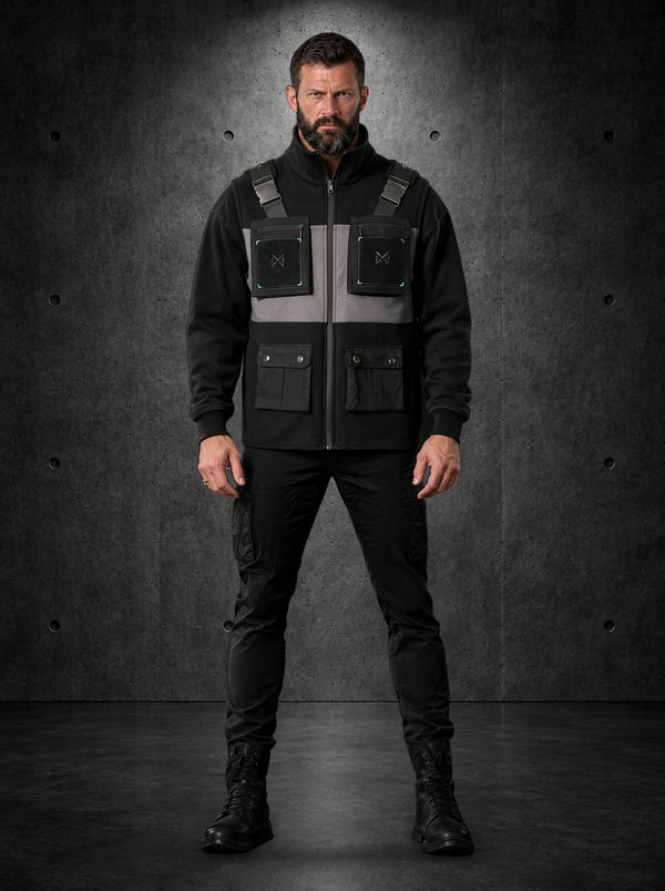 SpectreGuard&trade;, front. AI-rendered Operator